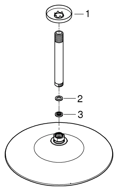 Grohe Euphoria 260 Kopfbrauseset Deckenauslass 142 mm, 3 Strahlarten, chrom Grohe Euphoria 260 Kopfbrauseset Deckenauslass 142 mm, 3 Strahlarten, chrom