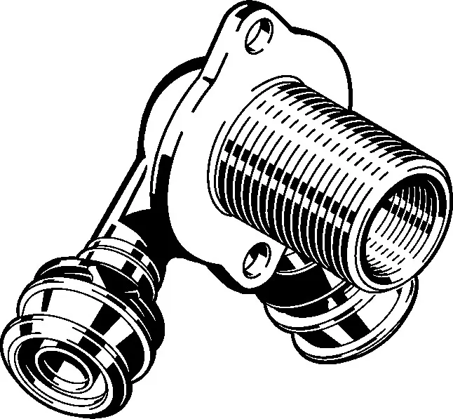 Viega „Raxofix“ Doppelwanddurchführung mit 2 Muffen und Außengewinde 16 mm × 1/2″ / 3/4″ × 47 mm Viega „Raxofix“ Doppelwanddurchführung mit 2 Muffen und Außengewinde 16 mm × 1/2″ / 3/4″ × 47 mm
