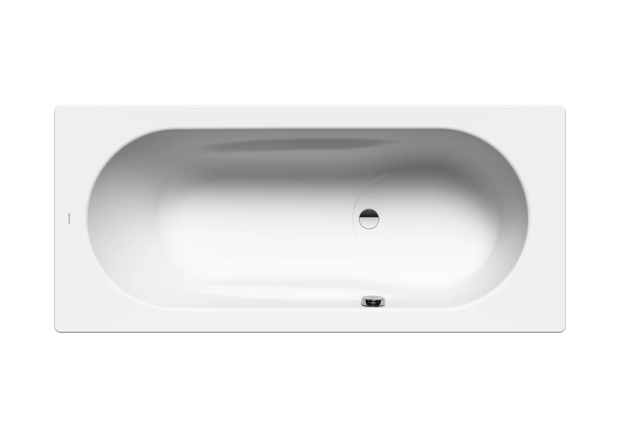 Kaldewei VAIO SET Badewanne, alpinweiß matt, 1700x700 mm, mit integrierten Armlehnen und seitlichem Überlauf