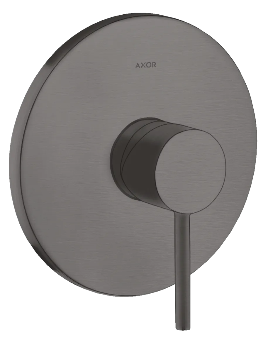 Hansgrohe AXOR Starck Einhebel-Brausemischer Unterputz mit Pingriff, Brushed Black Chrome