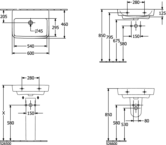 Säule O.novo 526500, 165 x 140 x 690 mm, Weiß Alpin Säule O.novo 526500, 165 x 140 x 690 mm, Weiß Alpin