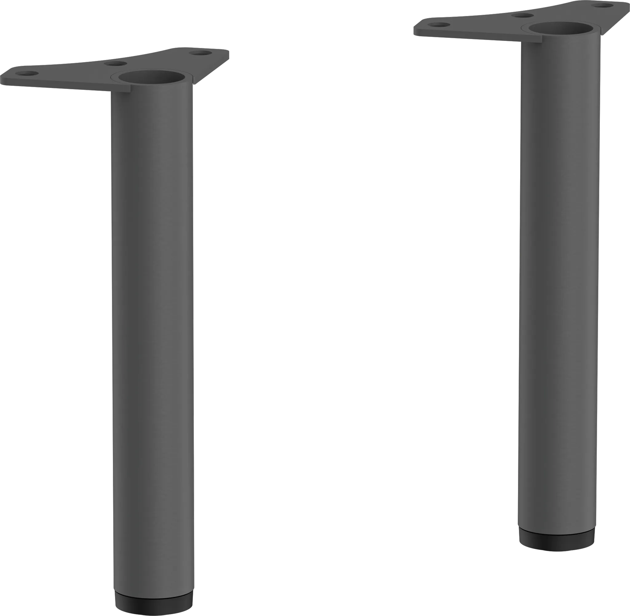 Xilesa E Möbelfüße 145/20, 2 Stück, Schiefergrau Matt Xilesa E Möbelfüße 145/20, 2 Stück, Schiefergrau Matt