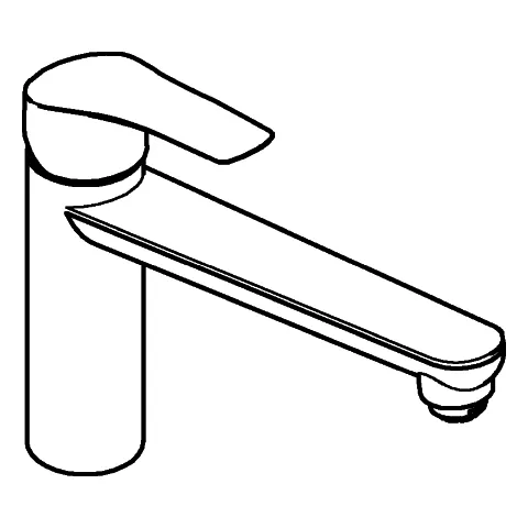 Grohe Küchenarmatur „Eurosmart“ Ausladung 222 mm Grohe Küchenarmatur „Eurosmart“ Ausladung 222 mm