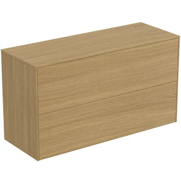 Ideal Standard Waschtischunterschrank „Conca“ 100,2 × 55 × 37,3 cm Eiche hell Furnier Ideal Standard Waschtischunterschrank „Conca“ 100,2 × 55 × 37,3 cm Eiche hell Furnier