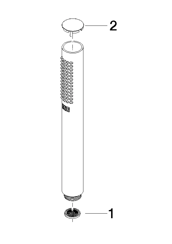 Dornbracht Handbrause SERIENNEUTRAL Bronze gebürstet, FlowReduce, max. Durchfluss 6,8 l/min, Anschluss 1/2", Antikalk-System