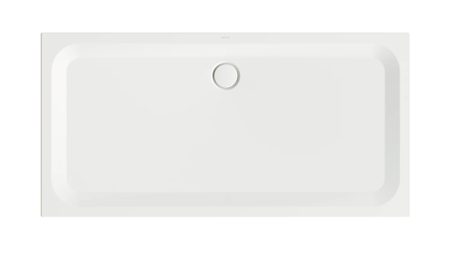 Bette rechteck Duschwanne „BetteUltra“ 1800 × 900 mm ohne Oberflächenbeschichtung, mit BetteGlasur Plus, ohne Wannenträger, in Snow