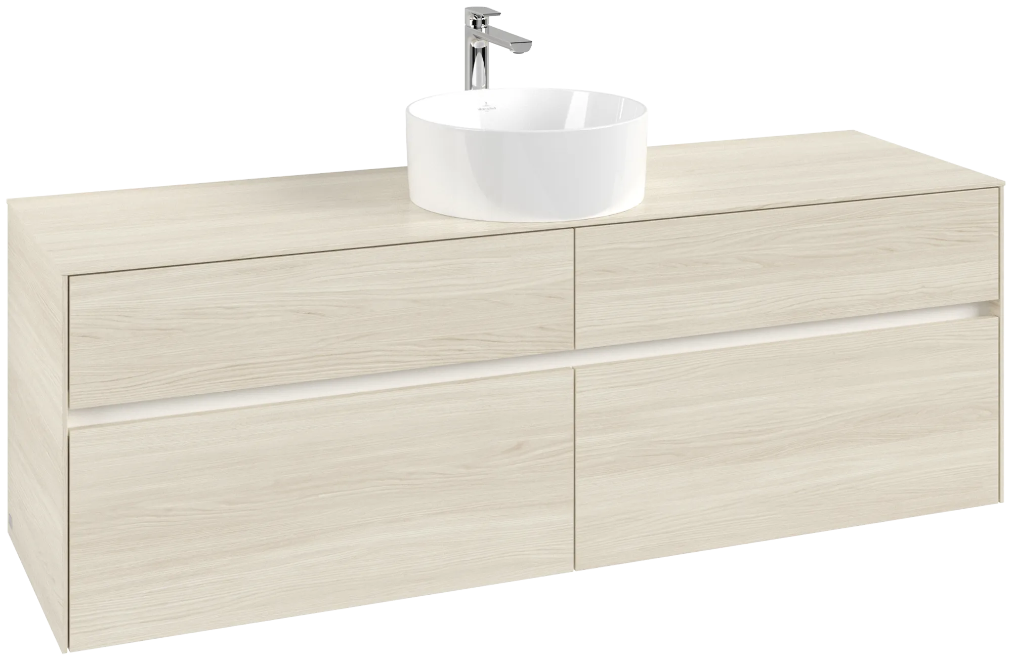 Villeroy & Boch Collaro Waschbeckenunterschrank 1600x548x500mm, White Oak