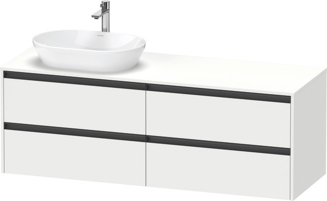 Duravit Waschtischunterschrank wandhängend „Ketho.2“ 160 × 56,8 × 55 cm