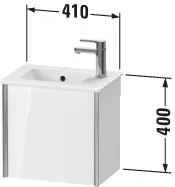 Duravit Waschtischunterschrank wandhängend „XViu“ 41 × 40 × 29 cm in Nussbaum gebürstet