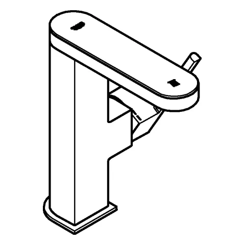 Einhand-Waschtischbatterie Plus 23958_3, LED Display mit Temperaturanzeige, M-Size, Einlochmontage, glatter Körper, Push-open Ablaufgarnitur 1 1/4″, chrom Einhand-Waschtischbatterie Plus 23958_3, LED Display mit Temperaturanzeige, M-Size, Einlochmontage, glatter Körper, Push-open Ablaufgarnitur 1 1/4″, chrom