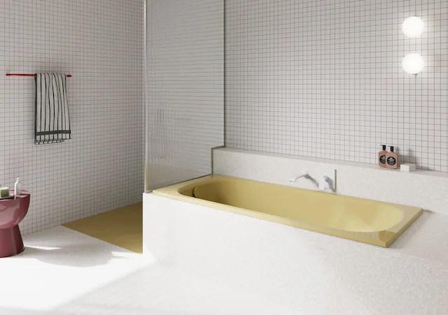 Bette BetteForm Badewanne Rechteck Curry 1800x800x420 mm glasierter Titan-Stahl Einbau Unterbau 1-Sitzer Bade-Duschkombination Bette BetteForm Badewanne Rechteck Curry 1800x800x420 mm glasierter Titan-Stahl Einbau Unterbau 1-Sitzer Bade-Duschkombination