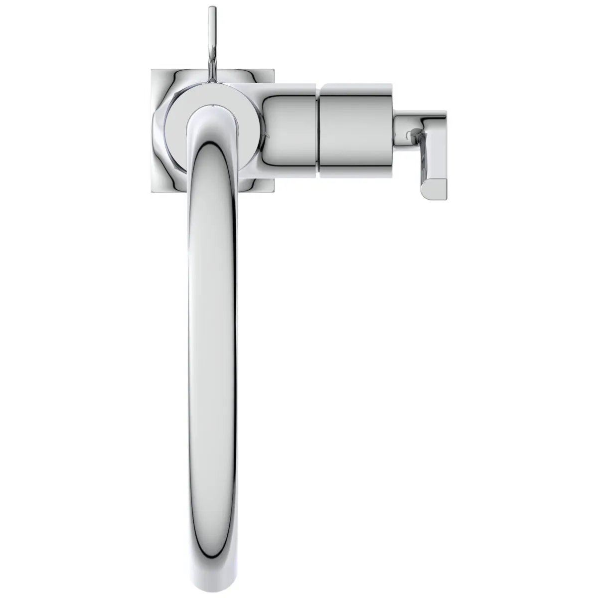 Waschtischarmatur Joy Neo mit Ablaufgarnitur Ausladung 169mm Hebelgriffe Magnetic Grey Waschtischarmatur Joy Neo mit Ablaufgarnitur Ausladung 169mm Hebelgriffe Magnetic Grey