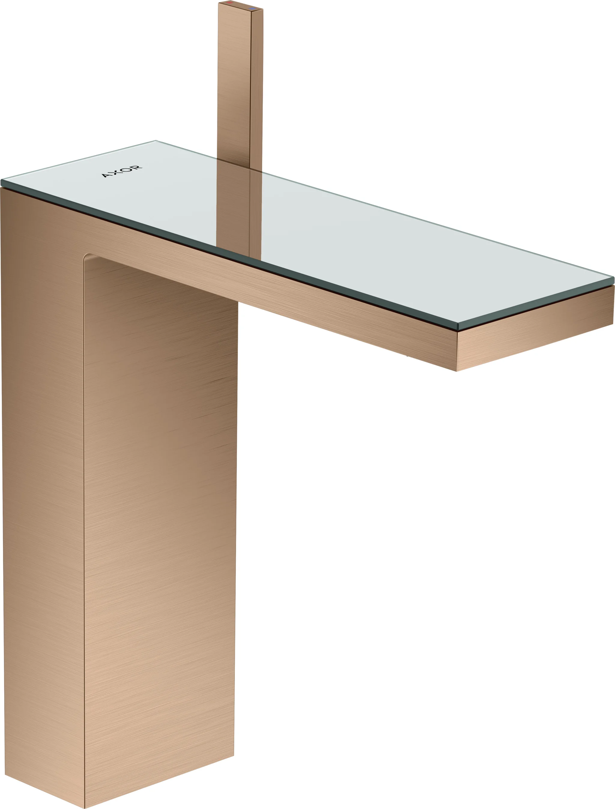 Hansgrohe AXOR MyEdition Platte 245 Glas – abnehmbar, 245 mm Länge