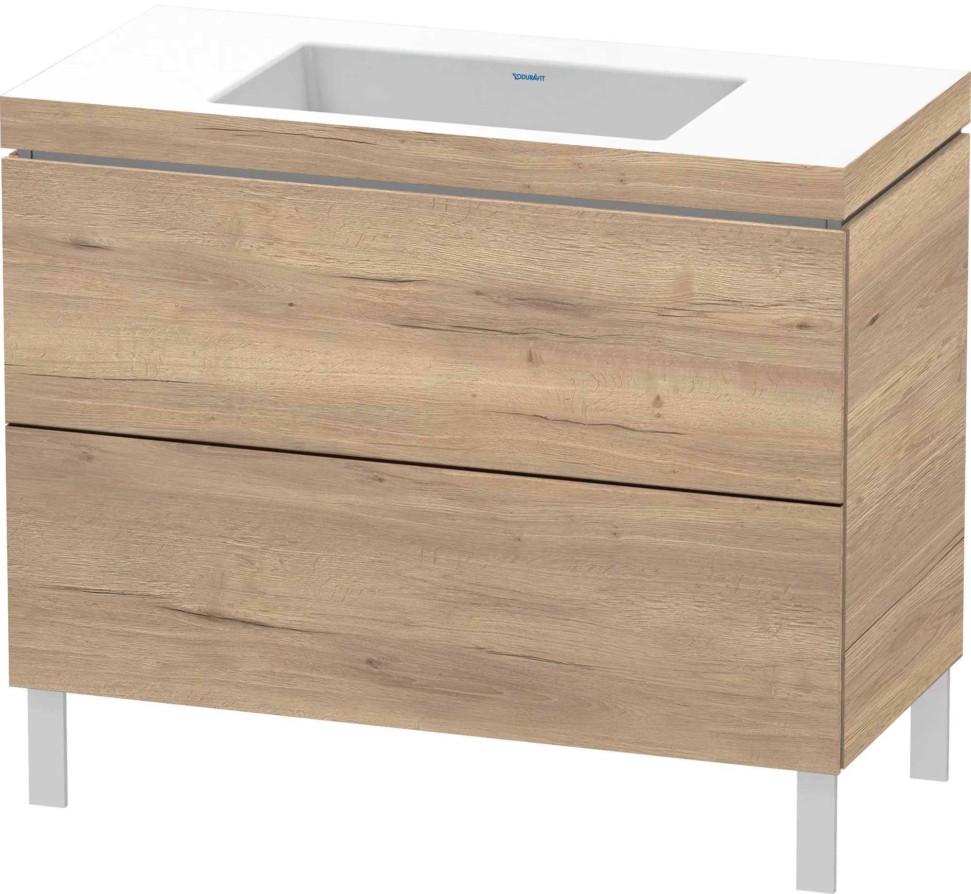 Duravit Set bodenstehend „L-Cube“ 100 × 48 × 69,8 cm