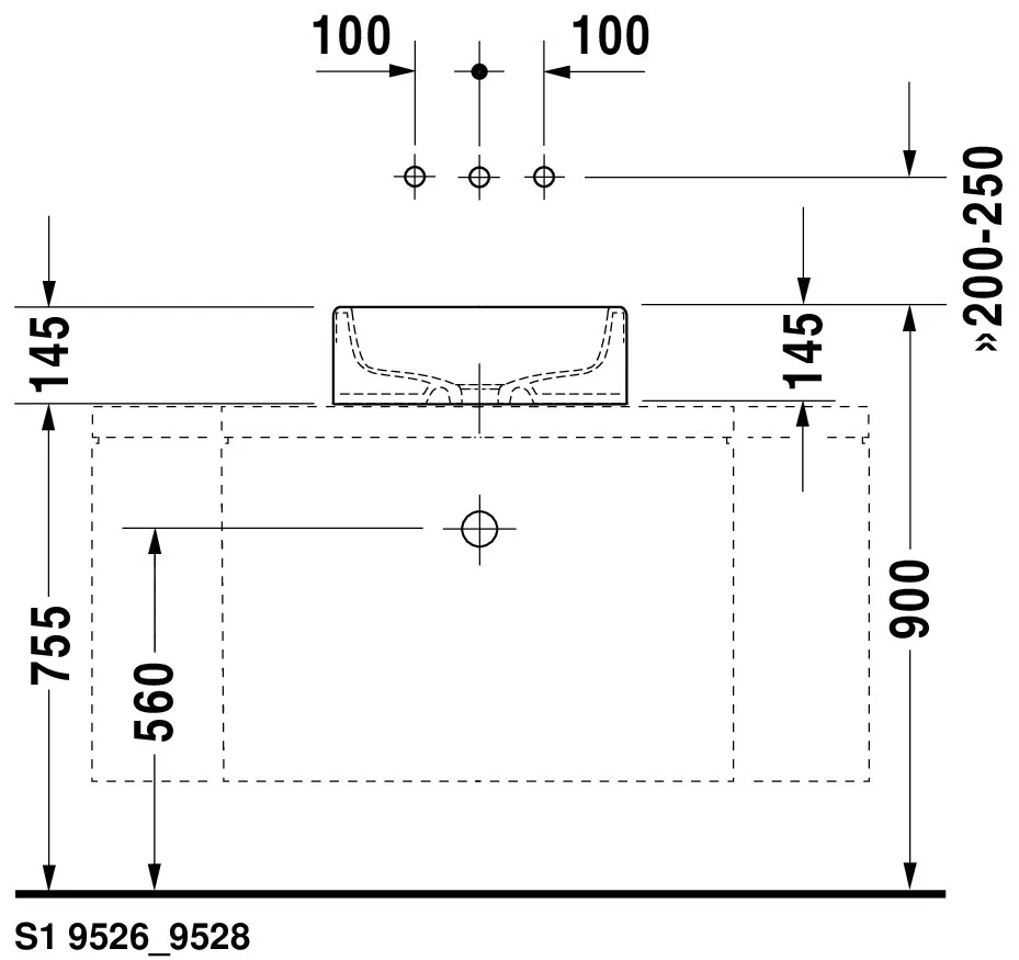 Aufsatzwaschtisch „Starck 1“, ohne Überlauf Aufsatzwaschtisch „Starck 1“, ohne Überlauf