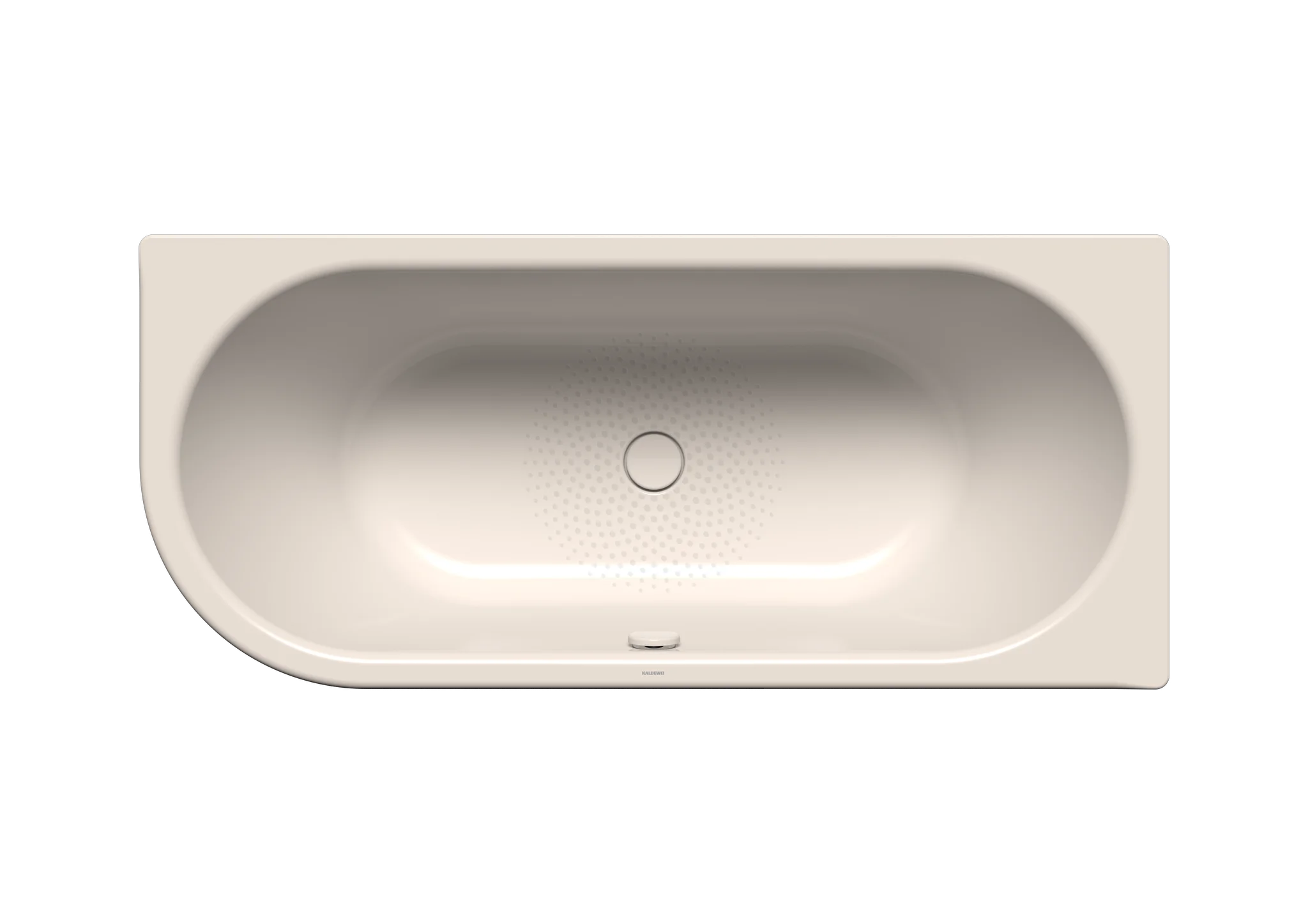 Kaldewei CENTRO DUO 1 LINKS Badewanne, oval, 1800x800 mm, 460 mm Tiefe, Perl-Effekt, Antislip, emailliert
