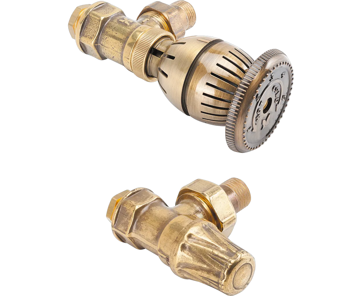 ASW Retroventil mit Thermostatkopf in ASW Retroventil mit Thermostatkopf in