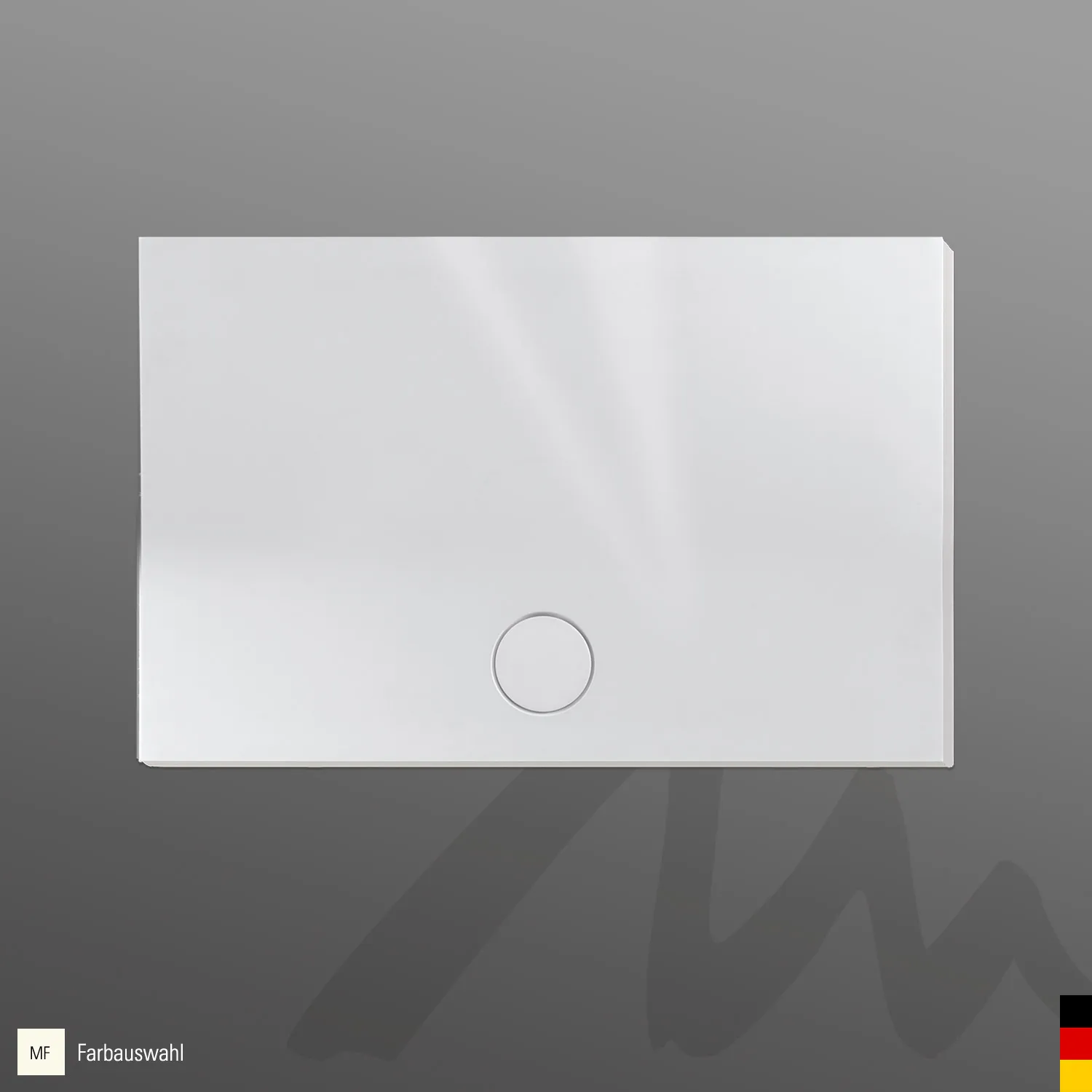 Mauersberger Duschwanne „davisi“ 1200 × 800 mm in Reinweiß (matt)