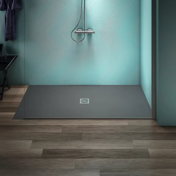 Ideal Standard Duschwanne „UltraFlatS+“ 90 × 170 cm in Quarzgrau Ideal Standard Duschwanne „UltraFlatS+“ 90 × 170 cm in Quarzgrau