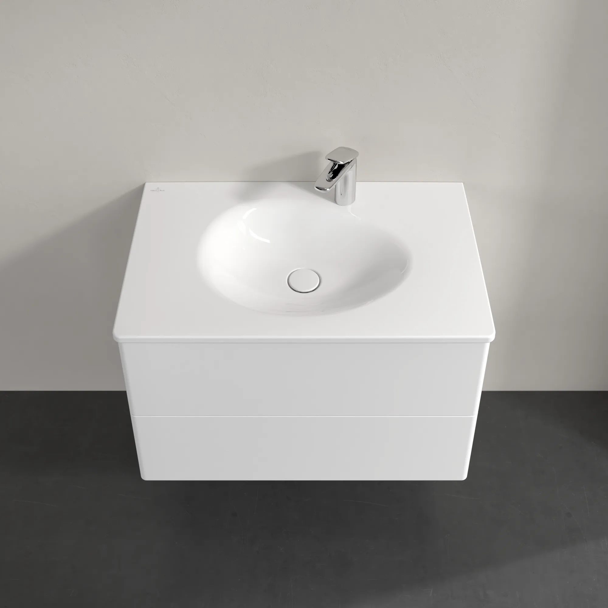 Villeroy & Boch Waschbeckenunterschrank Antao K04, 788x504x496mm, White Matt Lacquer, 2 Auszüge mit SoftClosing und Push-to-open, Wandmontage Villeroy & Boch Waschbeckenunterschrank Antao K04, 788x504x496mm, White Matt Lacquer, 2 Auszüge mit SoftClosing und Push-to-open, Wandmontage