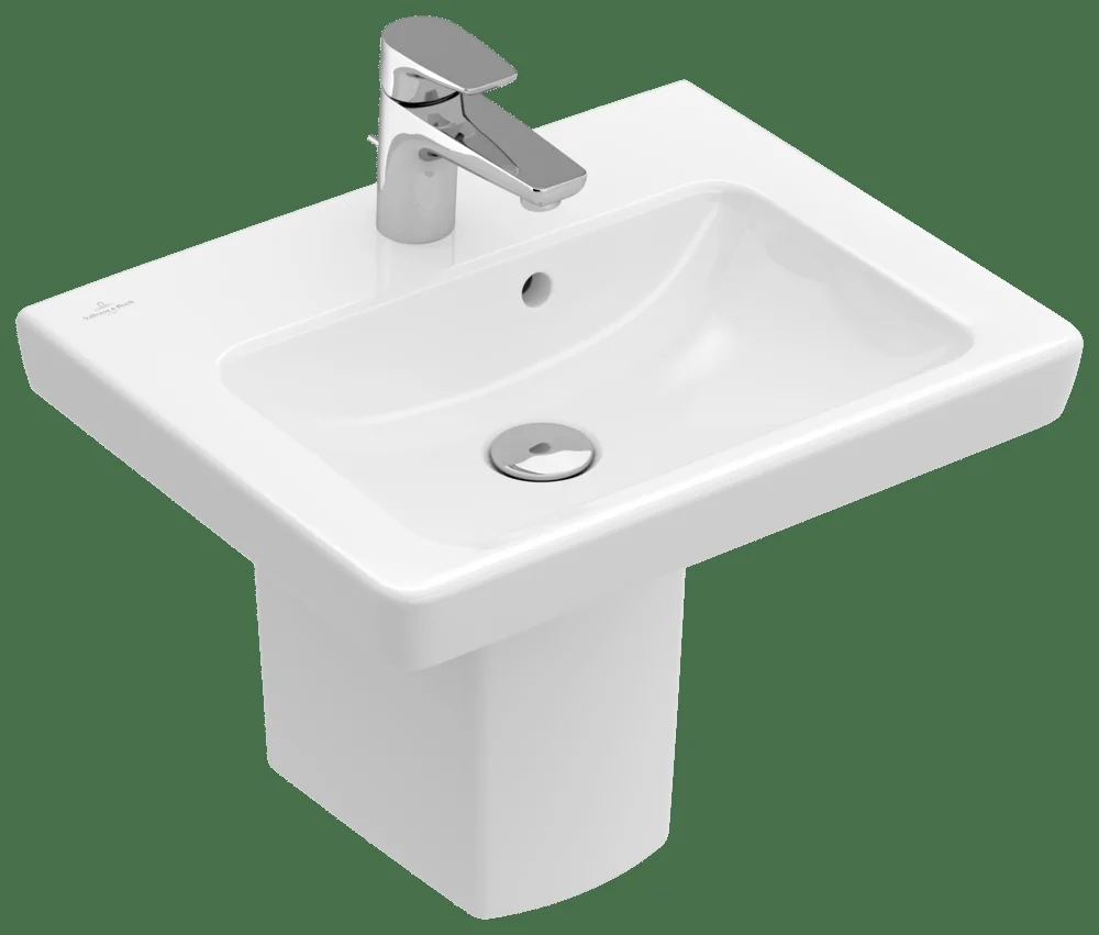 Villeroy & Boch Handwaschbecken Subway 2.0 500x400mm Rechteck 1HL. m. ÜL. Weiß Alpin Villeroy & Boch Handwaschbecken Subway 2.0 500x400mm Rechteck 1HL. m. ÜL. Weiß Alpin