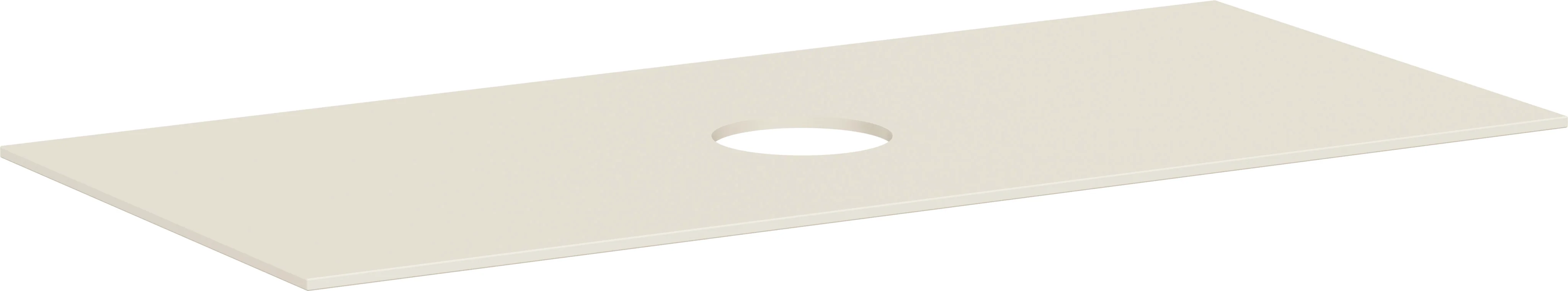 Hansgrohe Xevolos E Konsole Sandbeige Matt, 1.180 x 500 mm, mittiger Ausschnitt für Aufsatzwaschtisch ohne Hahnloch