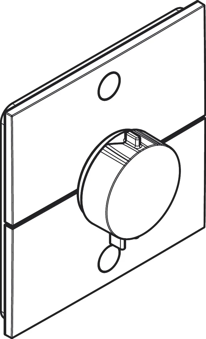 ShowerSelect Comfort E Thermostat Unterputz für 2 Verbraucher mit integrierter Sicherungskombination nach EN1717 Chrom ShowerSelect Comfort E Thermostat Unterputz für 2 Verbraucher mit integrierter Sicherungskombination nach EN1717 Chrom