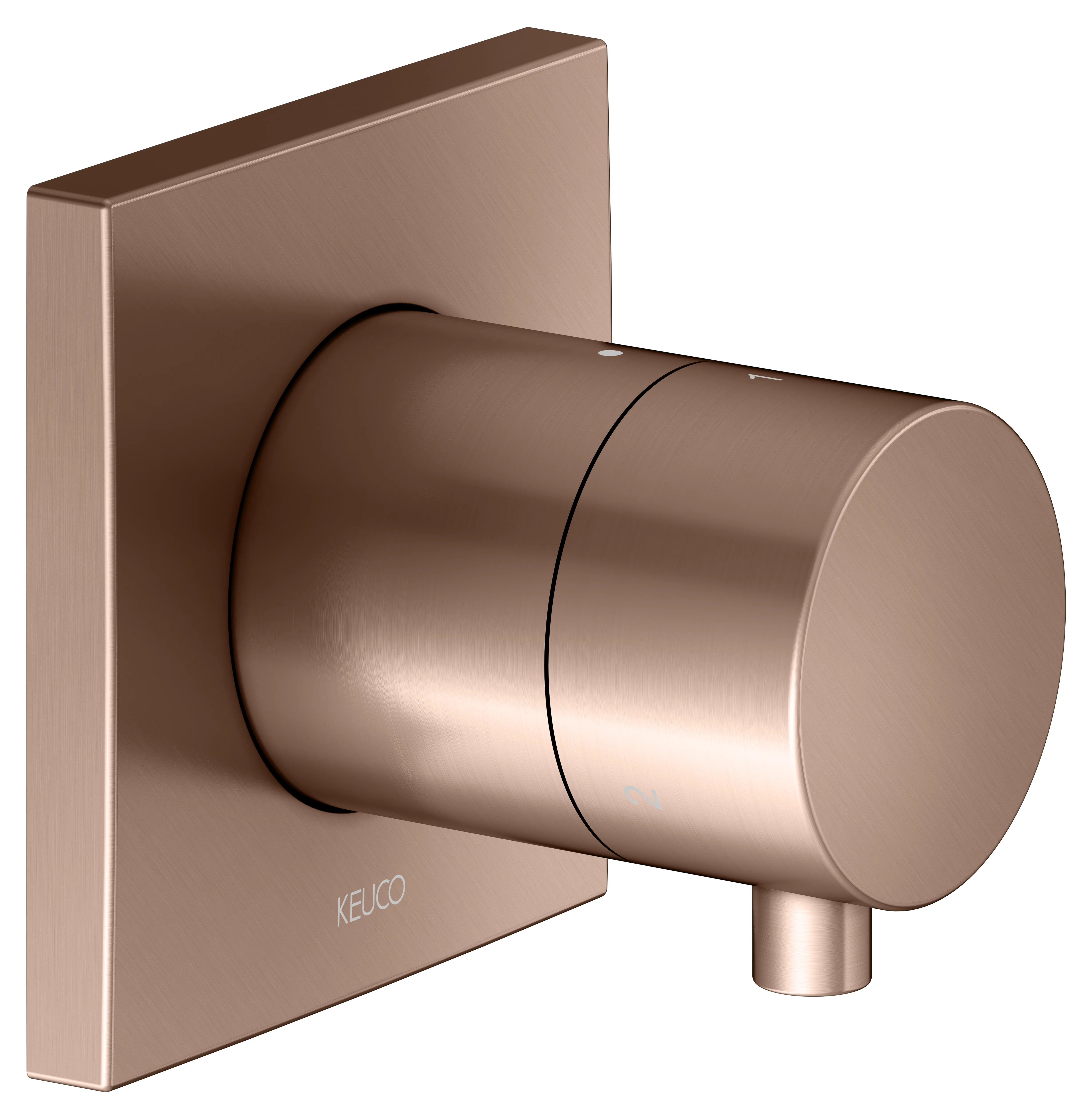 IXMO 3-Wege Umstellventil UP DN15 Rotgold geb.