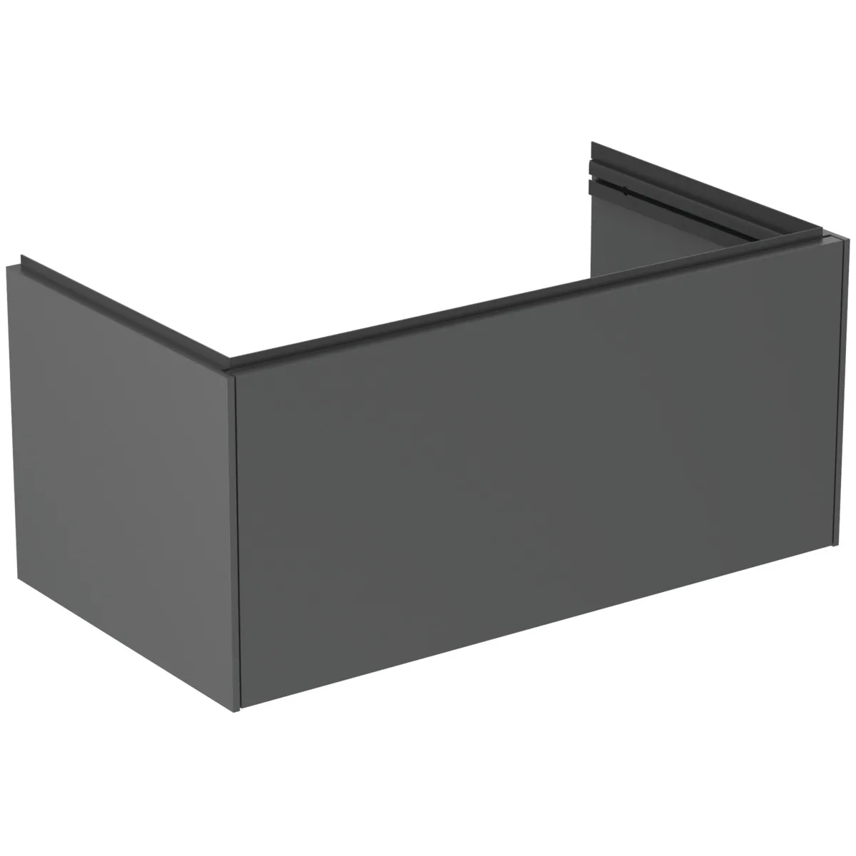 Ideal Standard Waschtischunterschrank „Conca“ 80 × 36,3 × 44 cm Anthrazit matt lackiert Ideal Standard Waschtischunterschrank „Conca“ 80 × 36,3 × 44 cm Anthrazit matt lackiert