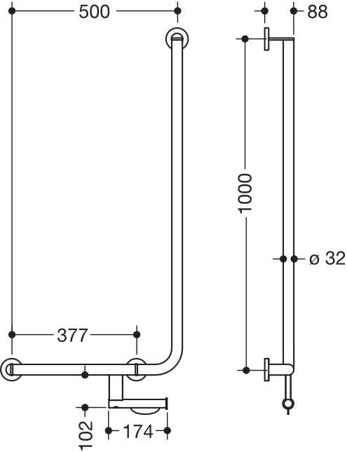 HEWI Haltegriff „System 900“