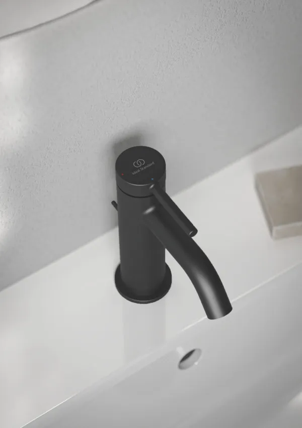 Waschtischarmatur Ceraline Nuovo H85 Ausladung 90mm mit Ablaufgarnitur BlueStart Chrom Waschtischarmatur Ceraline Nuovo H85 Ausladung 90mm mit Ablaufgarnitur BlueStart Chrom