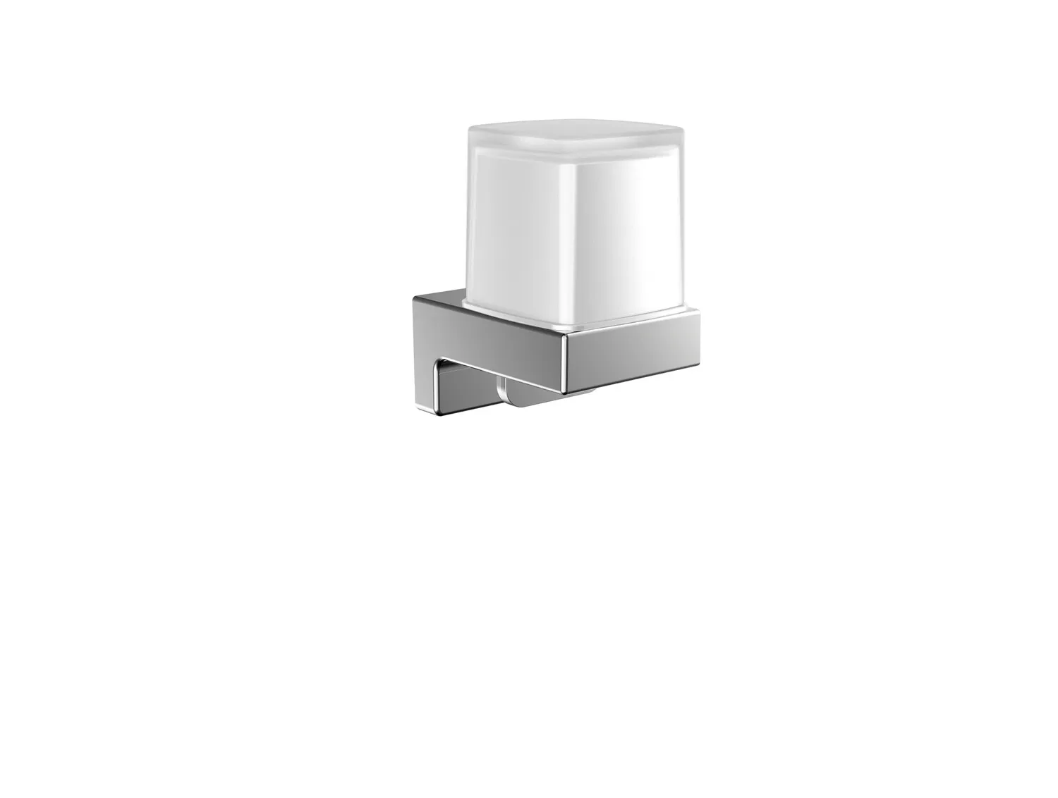 emco Einhand-Seifenspender „cue“ 7,4 × 9,7 cm in chrom emco Einhand-Seifenspender „cue“ 7,4 × 9,7 cm in chrom