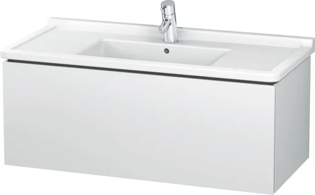 Duravit Waschtischunterschrank wandhängend „L-Cube“ 102 × 40,8 × 46,9 cm Weiß Matt