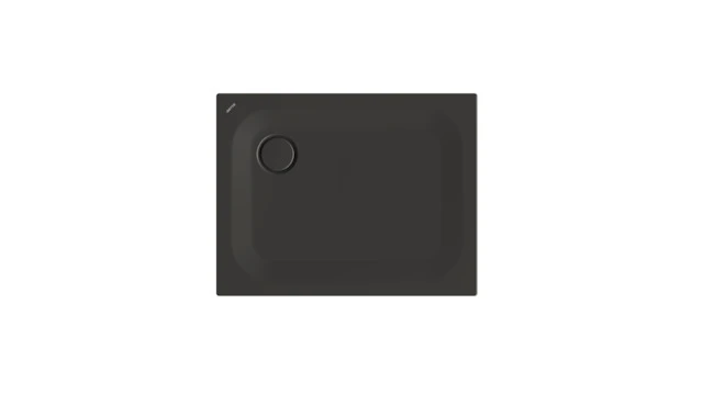 Bette rechteck Duschwanne „BetteUltra“ 900 × 700 mm mit BetteAntirutsch Pro, ohne Oberflächenveredelung, mit Minimum-Wannenträger, in Anthracite