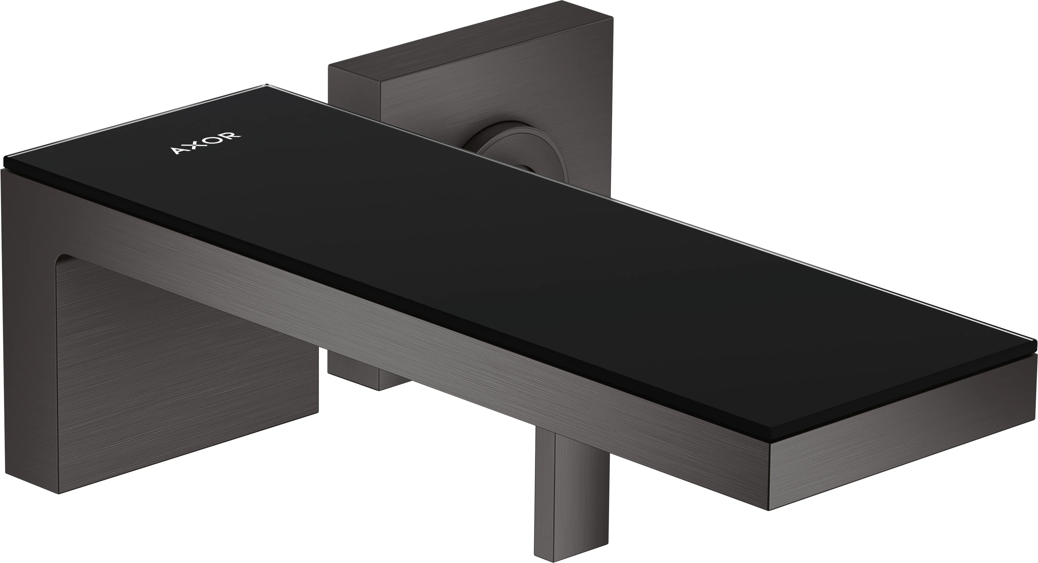 Hansgrohe AXOR MyEdition Platte 245 mm Glas schwarz abnehmbar