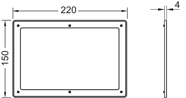 solid Distanzrahmen weiß solid Distanzrahmen weiß