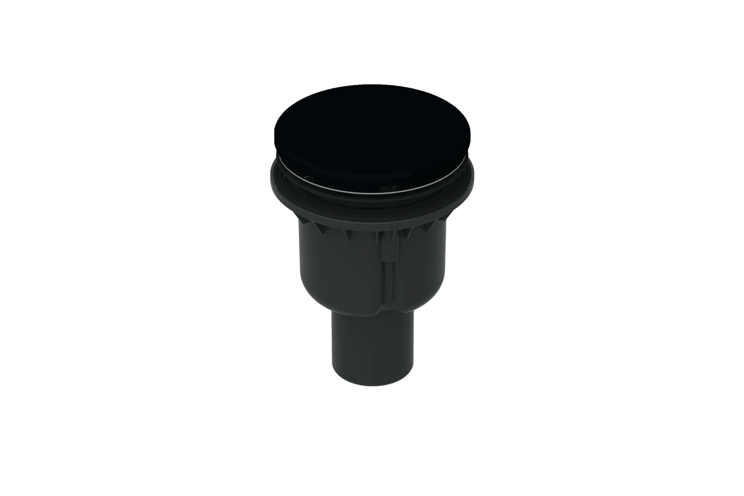 Bette Ablaufgarnitur BetteDown Black matt, 0,6 l/s, Ab- und Überlauf, Duschwanne/Duschfläche, 270x155x110 mm Bette Ablaufgarnitur BetteDown Black matt, 0,6 l/s, Ab- und Überlauf, Duschwanne/Duschfläche, 270x155x110 mm