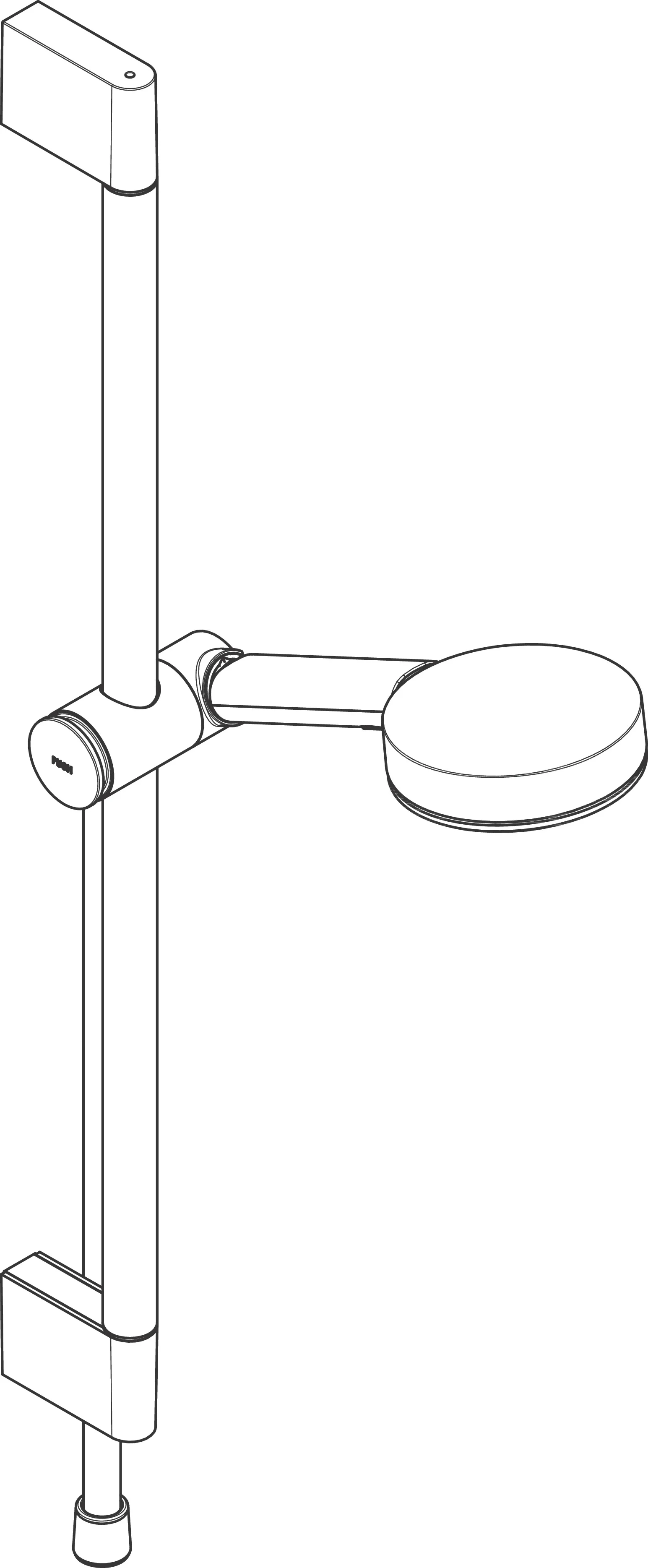 Hansgrohe Pulsify Select S Brauseset 105 3jet Relaxation EcoSmart mit Brausestange 65 cm, Mattweiß