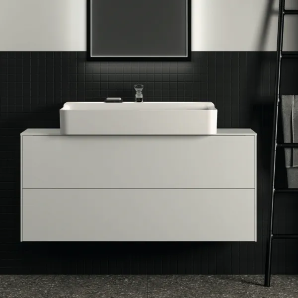 Ideal Standard Waschtischunterschrank „Conca“ 120,2 × 55 × 37,3 cm Weiß matt lackiert