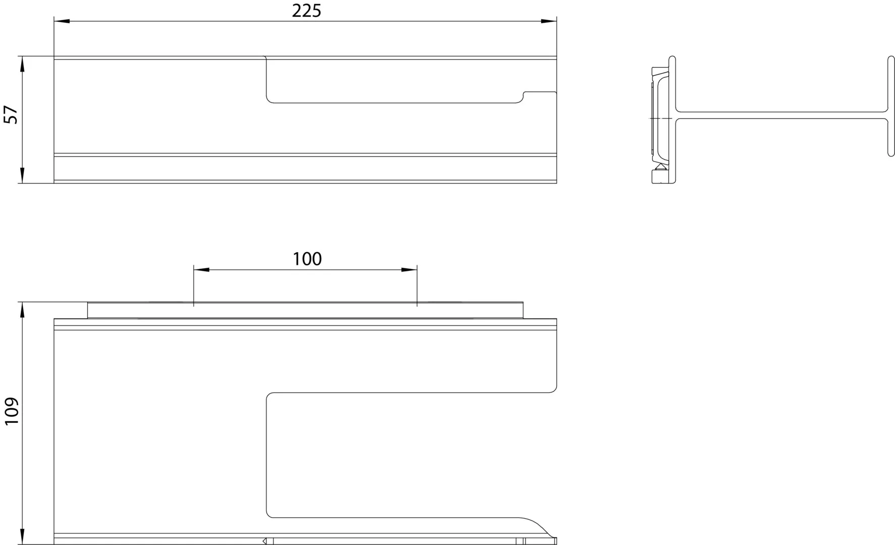 emco Papierhalterrechts offen, schwarz S 85 emco accessoires PG1 emco Papierhalterrechts offen, schwarz S 85 emco accessoires PG1