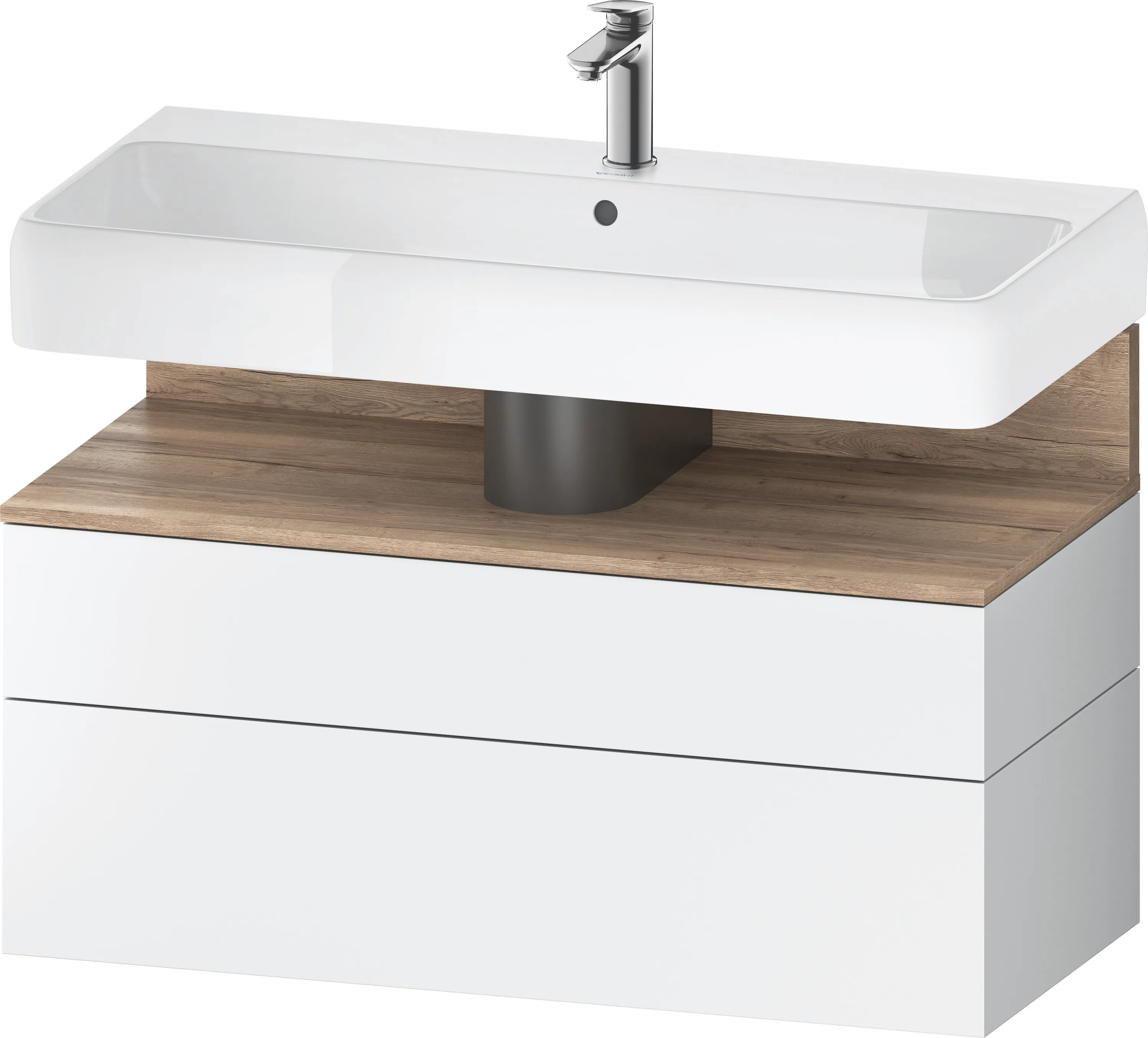 Duravit Waschtischunterschrank wandhängend „Qatego“ 99 × 59 × 47 cm, ohne Beleuchtung
