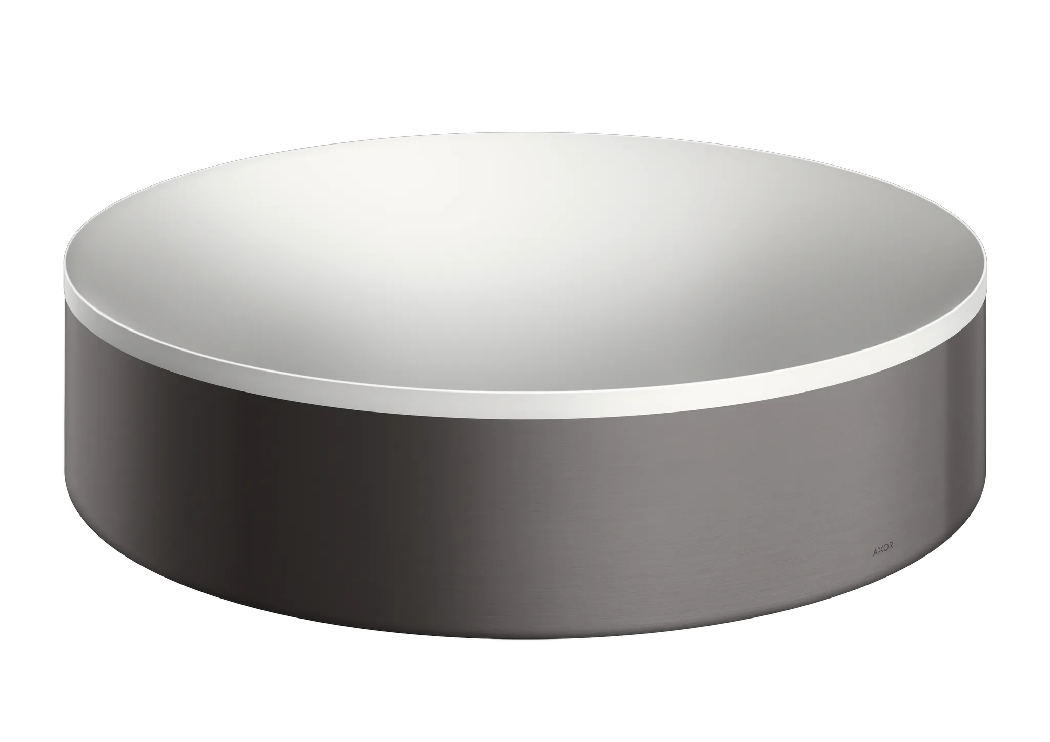 Hansgrohe AXOR Suite Waschbecken & Badewannen Aufsatzwaschtisch 400 ohne Hahnloch und Überlauf Brushed Black Chrome Hansgrohe AXOR Suite Waschbecken & Badewannen Aufsatzwaschtisch 400 ohne Hahnloch und Überlauf Brushed Black Chrome