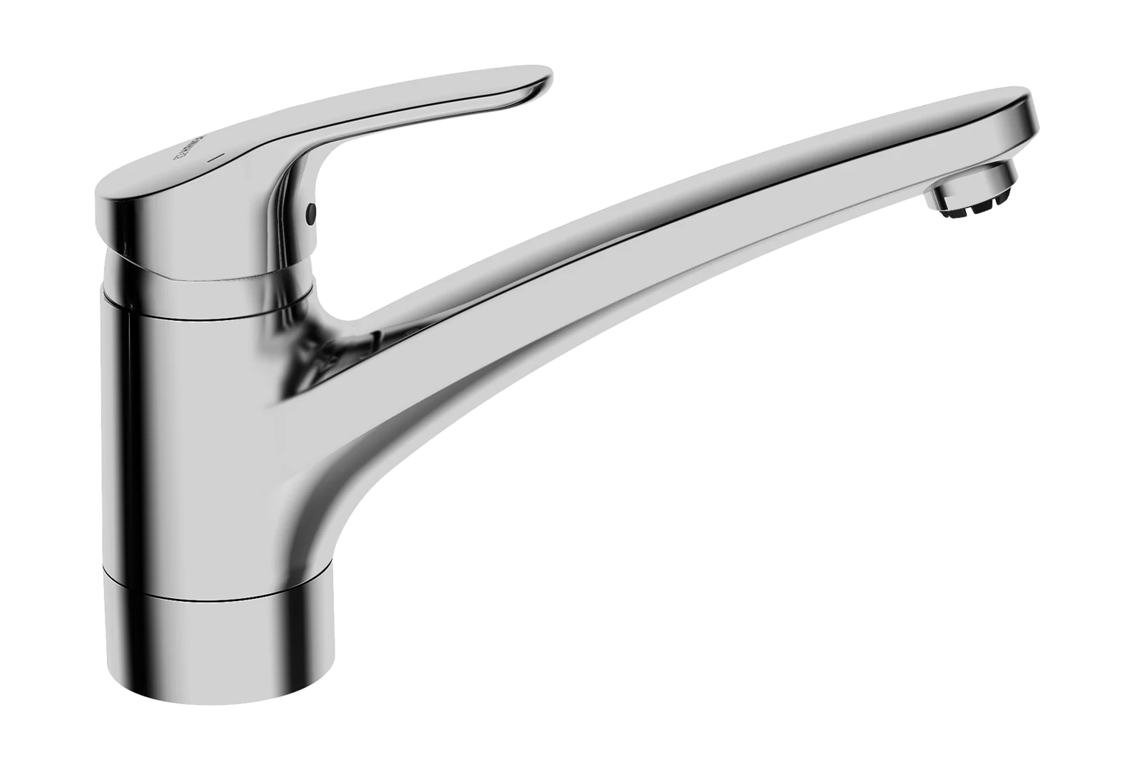 HansaMIX Einhebelmischer Küchenarmatur HansaMIX 0112 Kupferrohr Ausladung 203 mm DN15 Chrom HansaMIX Einhebelmischer Küchenarmatur HansaMIX 0112 Kupferrohr Ausladung 203 mm DN15 Chrom