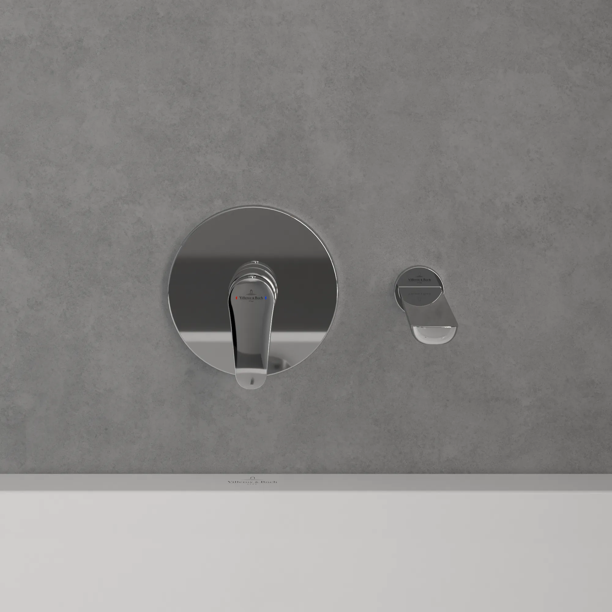 Badewannenauslauf „O.novo“ 23,1 cm in Chrom Badewannenauslauf „O.novo“ 23,1 cm in Chrom