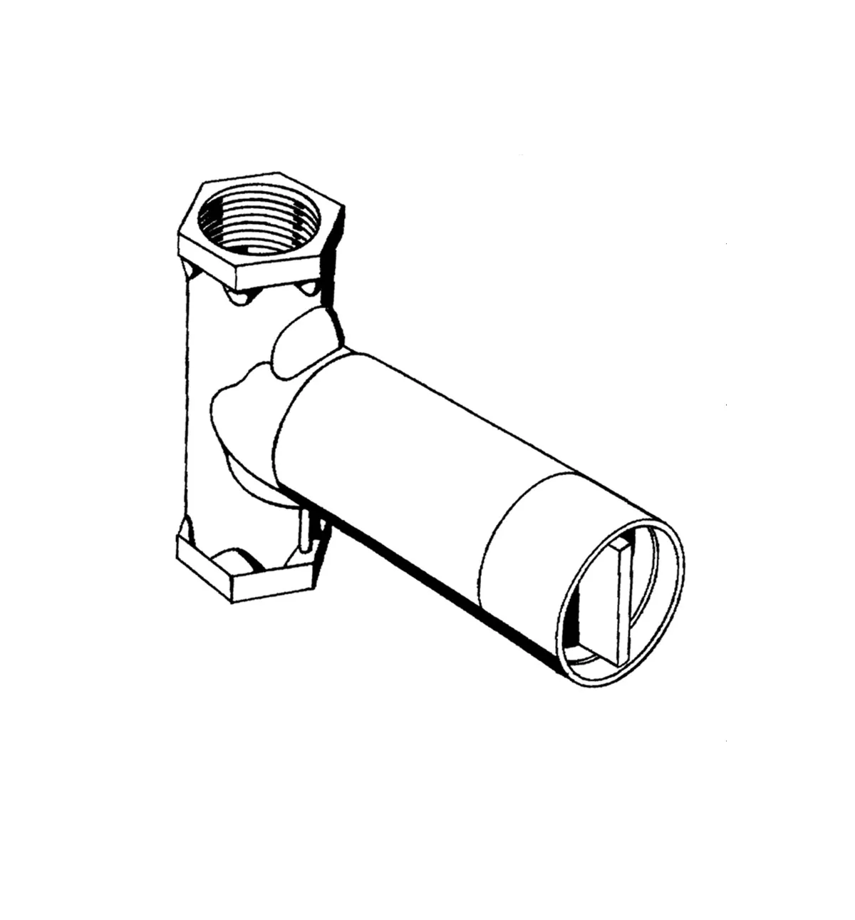Grundkörper Absperrventil DN20 Grundkörper Absperrventil DN20