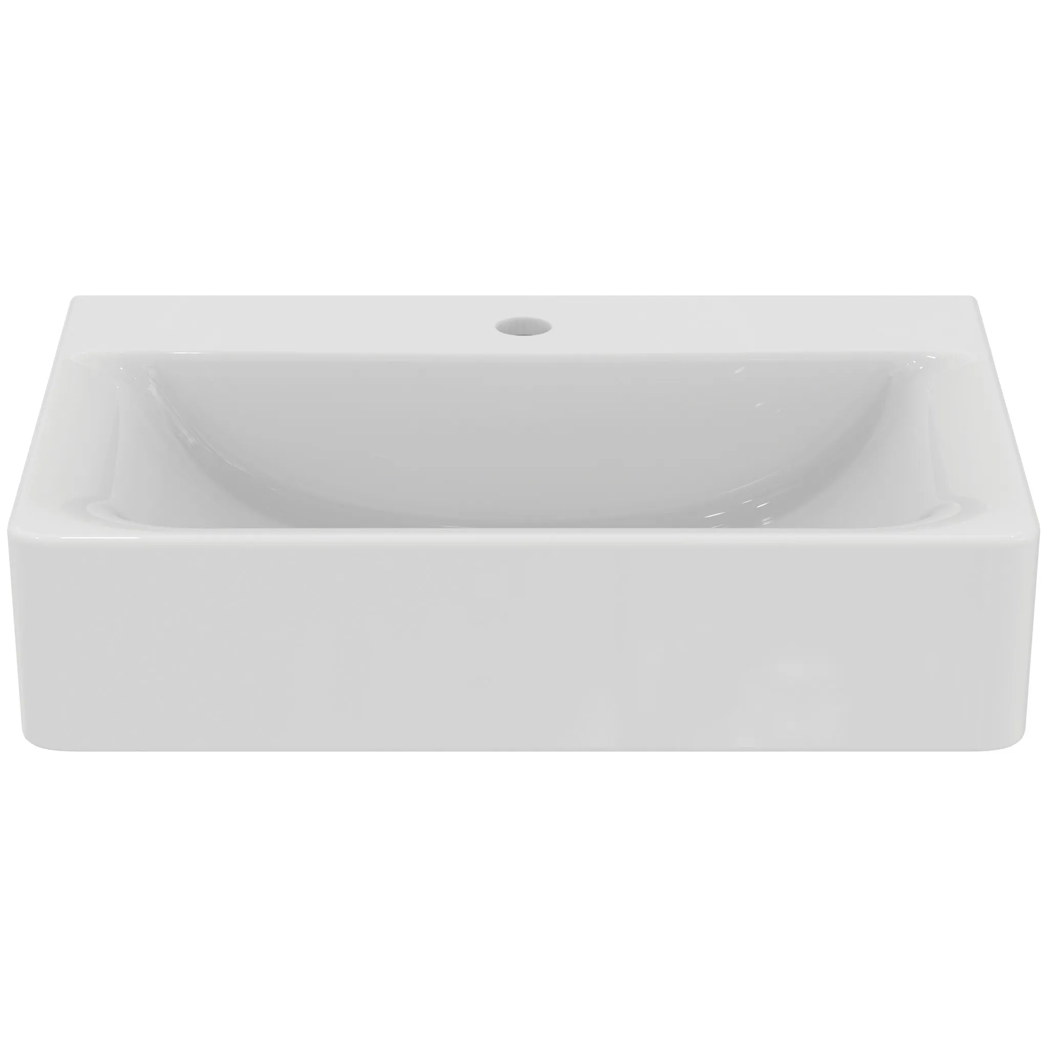Ideal Standard Waschtisch Connect Cube, 1 Hahnloch, 600x460x175 mm, weiß