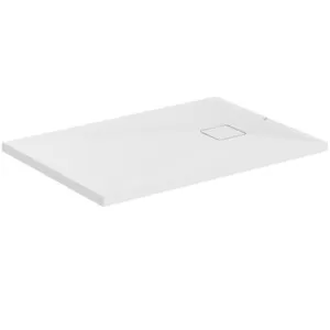 Ideal Standard Rechteck-Brausewanne Ultra Flat Evo, Seidenweiß, 1000x700x35 mm, bodengleicher Einbau möglich