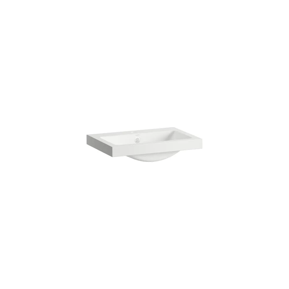 Laufen Waschtisch-Schale CLASSICS rechteckig mit Armaturenbank und Überlauf 585 x 405 x 135 mm in weiß