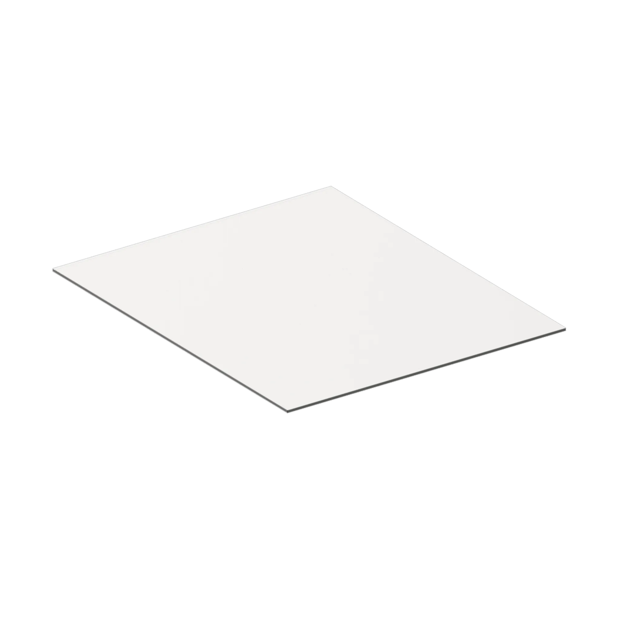KEUCO Abdeckplatte „Edition 11 Art“ Weiß (Glas, satiniert), 400 × 483 × 4 mm