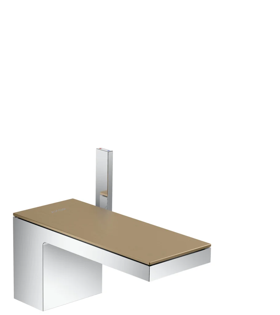 Hansgrohe AXOR MyEdition Einhebel-Waschtischmischer 70, Chrom, Ausladung 151 mm, Auslaufhöhe 70 mm, PowderRain Strahlart, max. Durchflussmenge 5 l/min